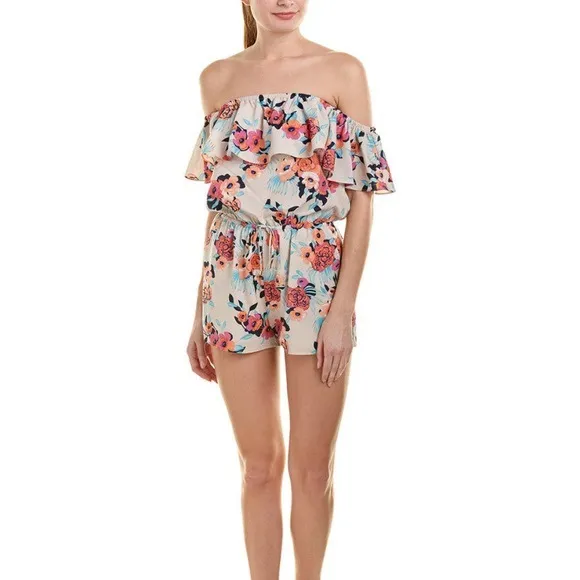 Yumi Kim Romper - Peonies Bloom Floral