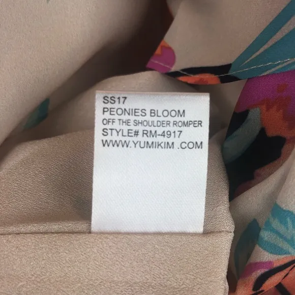 Yumi Kim Romper - Peonies Bloom Floral