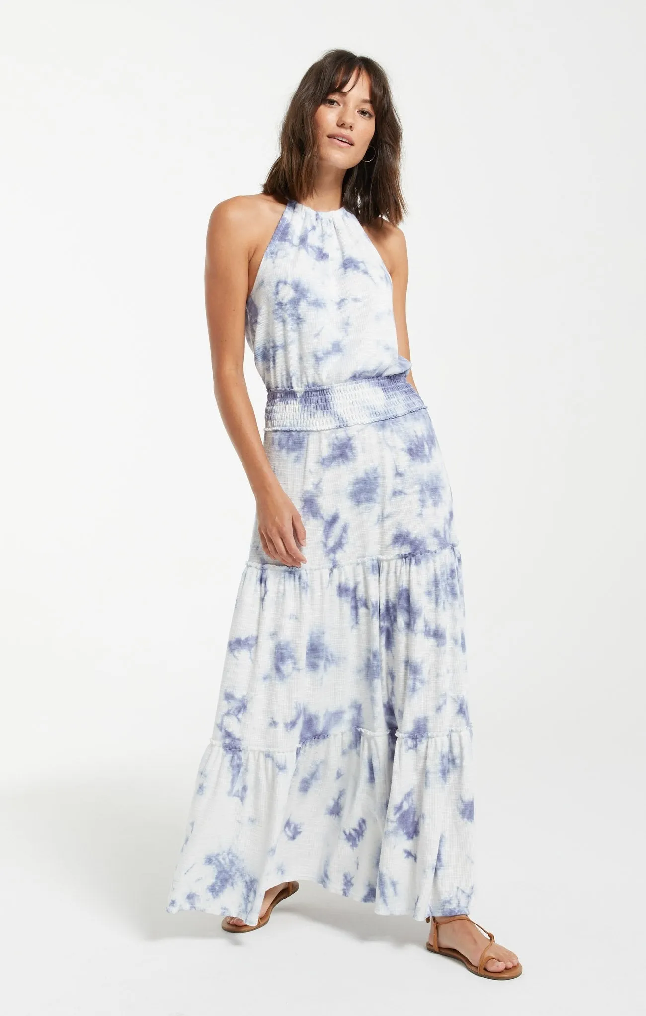 Z SUPPLY BEVERLY CLOUD TIE DYE DRESS