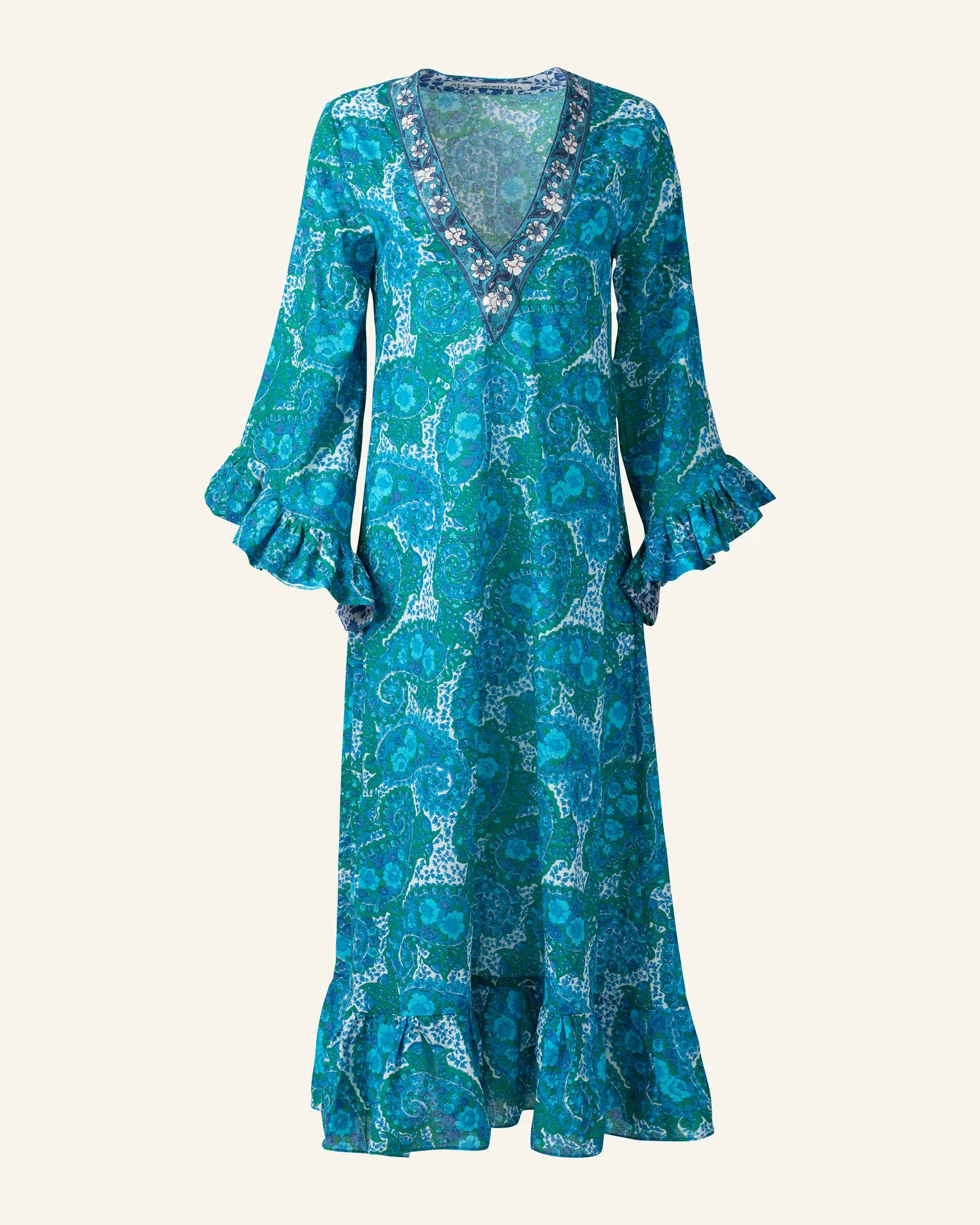 Zelda Pool Paisley Dress